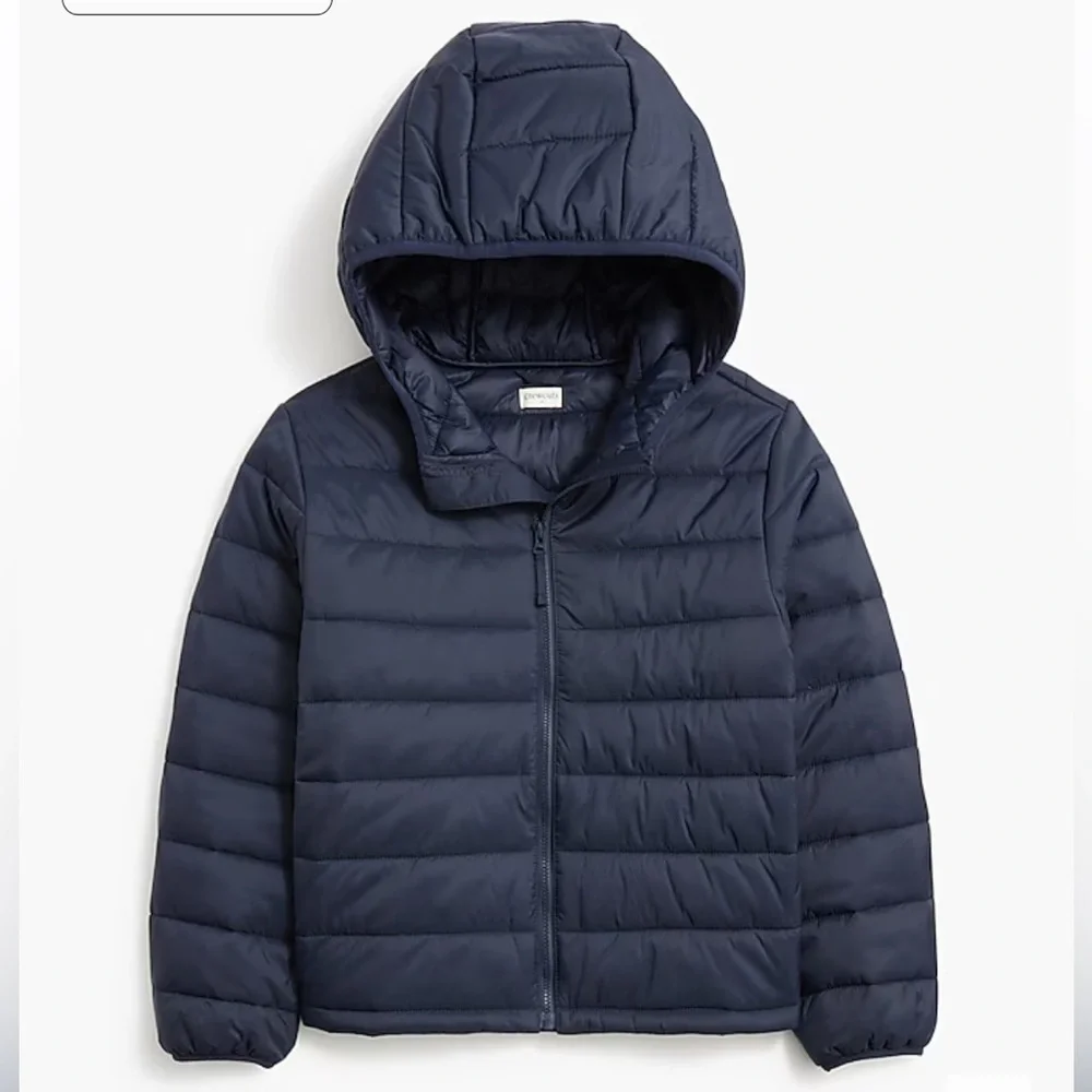 J crew Kids' lightweight packable puffer jacket